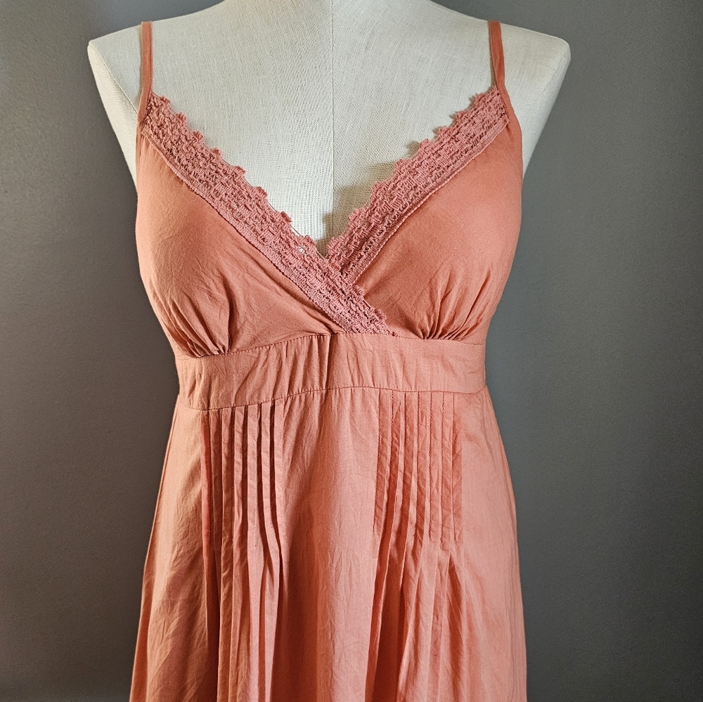 Luv By Chance Salmon/Coral Sundress Size S